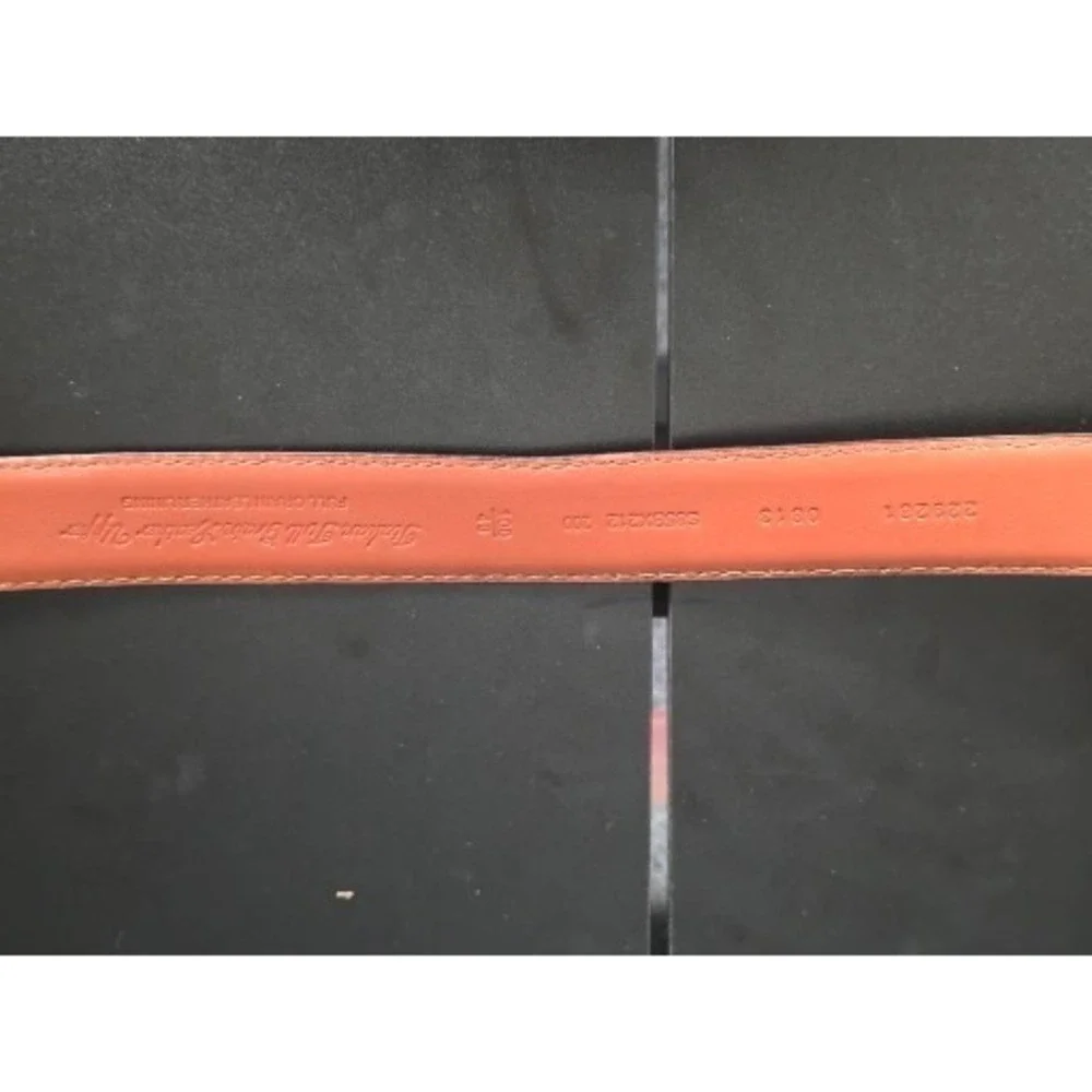Cremieux Mens‎ Italian Full Grain Leather Belt Brown Sz 40 Dress Casual Workwear